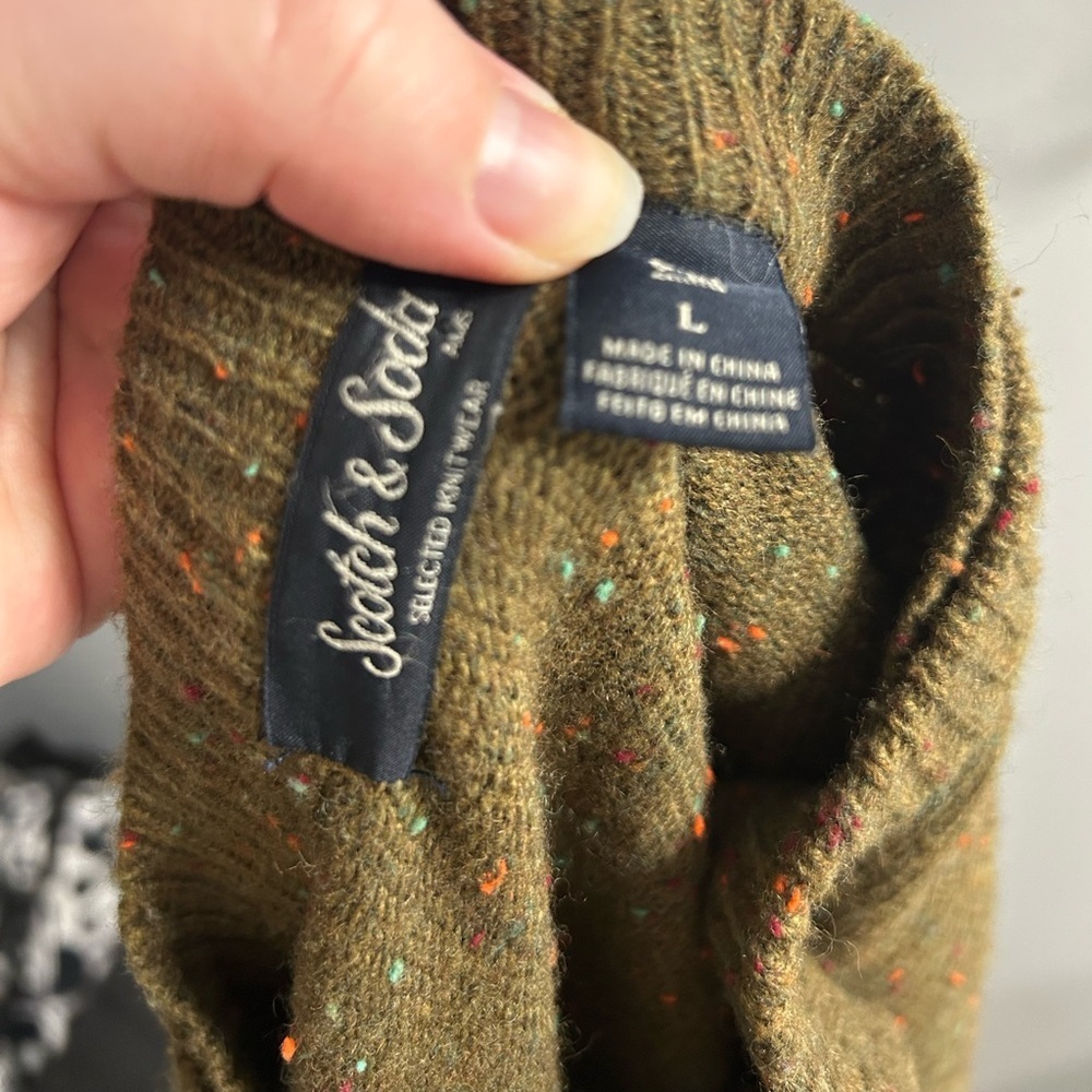 Scotch & soda wool blend men’s sweater - Picture 2 of 8